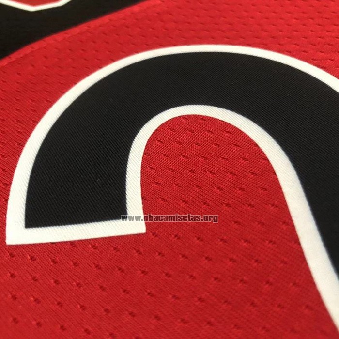 Camiseta Toronto Raptors Kawhi Leonard NO 2 Icon 2022-23 Rojo
